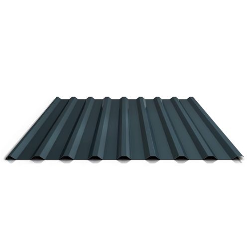 Trapezblech 20/1100 | Dach | Sonderposten | Stahl 0,40 mm | 25 µm Polyester | 7016 - Anthrazitgrau