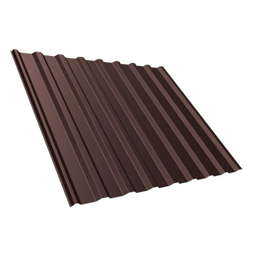 Trapezblech T20M | Dach | Stahl 0,40 mm | 25 µm Polyester | 8017 - Schokoladenbraun