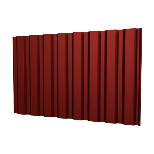 Trapezblech T20M | Wand | Stahl 0,40 mm | 25 µm Polyester | 028 - Kirschrot