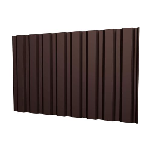 Trapezblech T20M | Wand | Stahl 0,40 mm | 25 µm Polyester | 8017 - Schokoladenbraun