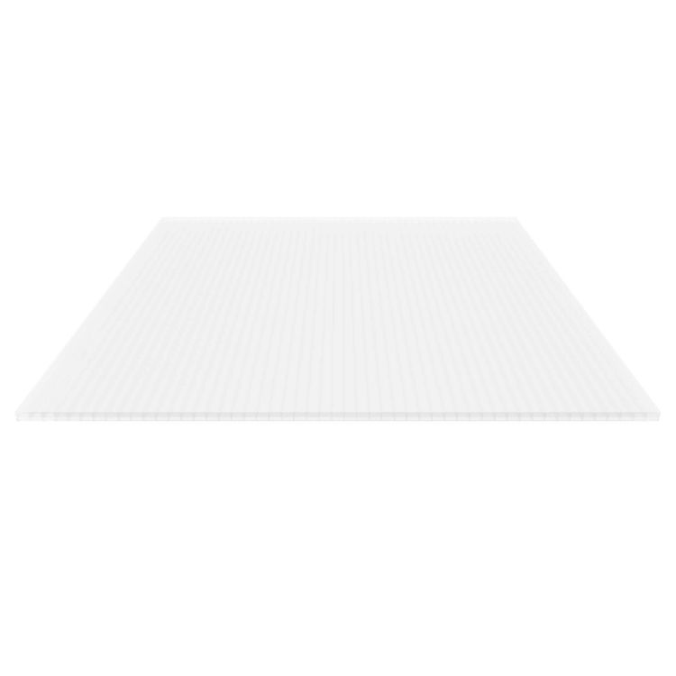 Polycarbonat Stegplatte | 16 mm | Breite 1200 mm | Opal Weiß | 500 mm