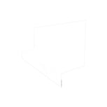 Sockelleiste | Typ 2 | 67 x 40 x 20 x 2000 mm