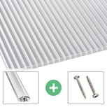 Polycarbonat Stegplatte | 16 mm | Profil A4 | Sparpaket