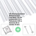 Acrylglas Wellplatte | 76/18 | Sparpaket | 3,00 mm | Klar | Breite 4,96 m | Länge 2,00 m #2