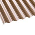 Acrylglas Wellplatte | 76/18 | 3,00 mm | Bronze | Wabenstruktur | 5,00 m #1