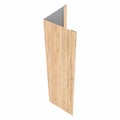 Außenecke | 10 cm x 10 cm x 2,00 m | Stahl 0,50 mm | 25 µm Polyester | Holzoptik - Ahorn #1