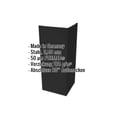 Außenecke | 10 cm x 10 cm x 2,00 m | Stahl 0,50 mm | 50 µm PURMAT® | 033 - Schwarz #2
