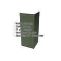 Außenecke | 15 cm x 15 cm x 2,00 m | Stahl 0,75 mm | 25 µm Polyester | 6020 - Chromoxidgrün #2