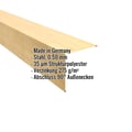 Außenecke | 19,5 x 19,5 cm | Stahl 0,50 mm | 35 µm Strukturpolyester | Holzoptik - Ahorn #2