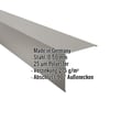 Außenecke | 19,5 x 19,5 cm | Stahl 0,50 mm | 25 µm Polyester | 9007 - Graualuminium #2