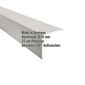 Außenecke | 19,5 x 19,5 cm | Aluminium 0,70 mm | 25 µm Polyester | 9006 - Weißaluminium #2
