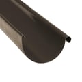 Dachrinne | Stahl | Ø 125 mm | Farbe Braun | Länge = 4,00 m #1