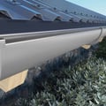Dachrinne | PVC | Ø 125 mm | Farbe Grau | Länge 4,00 m #2
