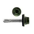 Edelstahlschrauben | Für Montage Tiefsicke auf Holzkonstruktion | 4,8 x 35 mm D14 | Chromoxidgrün #1