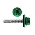 Edelstahlschrauben | Für Montage Tiefsicke auf Holzkonstruktion | 4,8 x 35 mm D14 | Minzgrün #1
