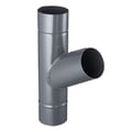 Fallrohrabzweig 60° | Stahl | Ø 120 mm | 7024 - Graphitgrau #1