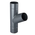 Fallrohrabzweig 60° | Stahl | Ø 150 mm | 7016 - Anthrazitgrau #1