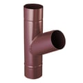 Fallrohrabzweig 60° | Stahl | Ø 150 mm | 8017 - Schokoladenbraun #1