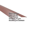 Firstblech flach | 14,5 x 14,5 cm | 150° | Stahl 0,50 mm | 25 µm Polyester | 8012 - Rotbraun #2
