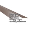 Firstblech flach | 14,5 x 14,5 cm | 150° | Stahl 0,75 mm | 25 µm Polyester | 8011 - Nussbraun #2