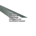 Firstblech flach | 14,5 x 14,5 cm | 150° | Stahl 0,50 mm | 60 µm Puramid | 6005 - Moosgrün #2