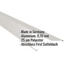 Firstblech flach | 14,5 x 14,5 cm | 150° | Aluminium 0,70 mm | 25 µm Polyester | 9006 - Weißaluminium #2