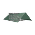 Firstblech flach | 20 cm x 20 xm x 2,00 m | 140° | Stahl 0,50 mm | 35 µm Mattpolyester | 6005 - Moosgrün #2
