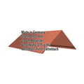 Firstblech flach | 20 cm x 20 xm x 2,00 m | 140° | Stahl 0,50 mm | 25 µm Polyester | 8004 - Kupferbraun #2