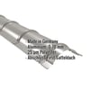 Firstblech halbrund | 1,86 m | Aluminium 0,70 mm | 25 µm Polyester | 9007 - Graualuminium #2