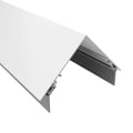 Firstprofil | Aluminium | Mit Dichtungen | Weiß | Länge 4,10 m #1