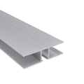 H-Profil | 16 mm | Aluminium | Blank | Länge 4,00 m #1