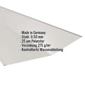 Kehlblech | 49 cm x 49 cm x 2,00 m | Stahl 0,50 mm | 25 µm Polyester | 9006 - Weißaluminium #2