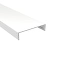 Klemmdeckel | Für DUO Profil | Aluminium | Weiß | Länge 2,00 m #1