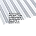 Acrylglas Wellplatte | 76/18 | 3,00 mm | Klar | C-Struktur | 2,00 m #2