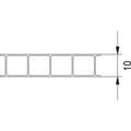 Polycarbonat Doppelstegplatte | 10 mm | Breite 1,05 m | Klar | Beidseitiger UV-Schutz | 2,00 m #9