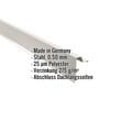 Ortgangwinkel | Stehfalzprofil 33/500 | Stahl 0,50 mm | 25 µm Polyester | 9010 - Reinweiß #2