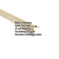 Ortgangwinkel | Stehfalzprofil 33/500 | Stahl 0,63 mm | 25 µm Polyester | 1015 - Hellelfenbein #2