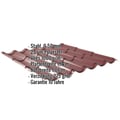 Pfannenblech 2/1060 | Anti-Tropf 1000 g/m² | Stahl 0,50 mm | 25 µm Polyester | 3005 - Weinrot #2