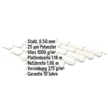 Pfannenblech 2/1060 | Anti-Tropf 1000 g/m² | Stahl 0,50 mm | 25 µm Polyester | 9010 - Reinweiß #2