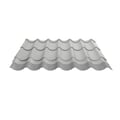Pfannenblech 2/1060 | Anti-Tropf 1000 g/m² | Stahl 0,50 mm | 25 µm Polyester | 9006 - Weißaluminium #10