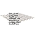 Pfannenblech 2/1060 | Anti-Tropf 700 g/m² | Stahl 0,50 mm | 25 µm Polyester | 7035 - Lichtgrau #2