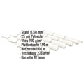 Pfannenblech 2/1060 | Anti-Tropf 700 g/m² | Stahl 0,50 mm | 25 µm Polyester | 9010 - Reinweiß #2