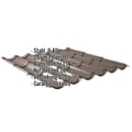 Pfannenblech 2/1060 | Sonderposten | Stahl 0,40 mm | 25 µm Polyester | 8014 - Sepiabraun #2