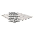 Pfannenblech 2/1060 | Stahl 0,50 mm | 25 µm Polyester | 7035 - Lichtgrau #2