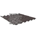 Pfannenblech 2/1060 | Stahl 0,50 mm | 35 µm Mattpolyester | 32 - Dunkelbraun #2