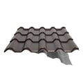 Pfannenblech EUROPA | Anti-Tropf 1000 g/m² | Stahl 0,50 mm | 25 µm Polyester | 8014 - Sepiabraun #7