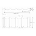 Pfannenblech EUROPA | Anti-Tropf 1000 g/m² | Stahl 0,63 mm | 25 µm Polyester | 8012 - Rotbraun #8