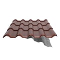 Pfannenblech EUROPA | Anti-Tropf 1000 g/m² | Aluminium 0,70 mm | 25 µm Polyester | 8012 - Rotbraun #7