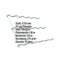 Pfannenblech Szafir 350/15 | Anti-Tropf 700 g/m² | Stahl 0,50 mm | 25 µm Polyester | 9010 - Reinweiß #2