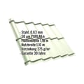Pfannenblech Szafir 350/15 | Stahl 0,63 mm | 50 µm PURLAK® | 9002 - Grauweiß #2